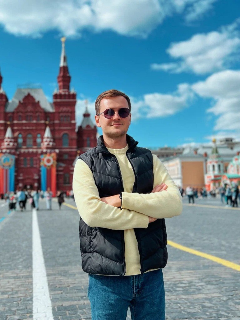 Евгений Скворцов на Красной площади в Москве — фото автора