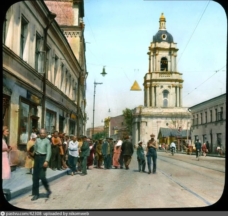 1930, Пятницкая улица у церкви Параскевы Пятницы