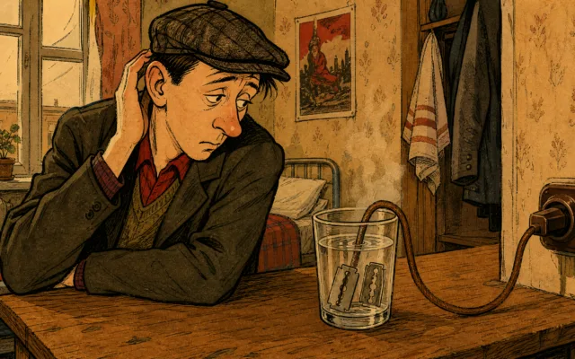 Товары из СССР. Кипятильник из лезвия